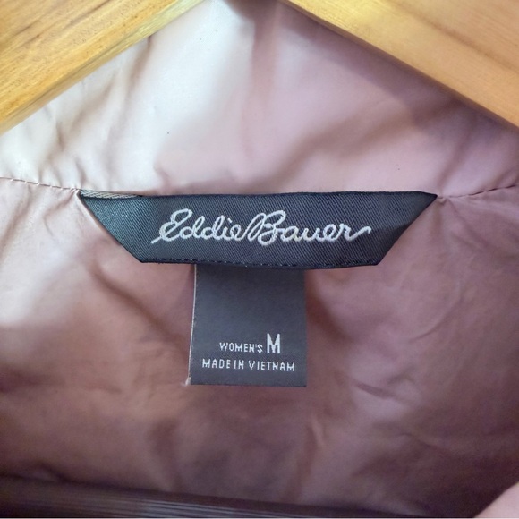 Eddie Bauer EB650 Down Quilted Full Zip Vest Womens Size Medium - Picture 8 of 8